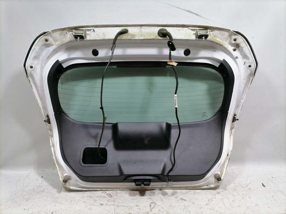 Ford Fiesta JA8 original Heckklappe mit Heckscheibe Frost Wei&szlig; Bj.2011